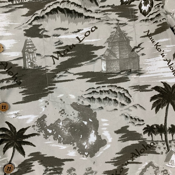 Trader Bay Hawaiian short sleeve button up shirt L - Picture 3 of 11